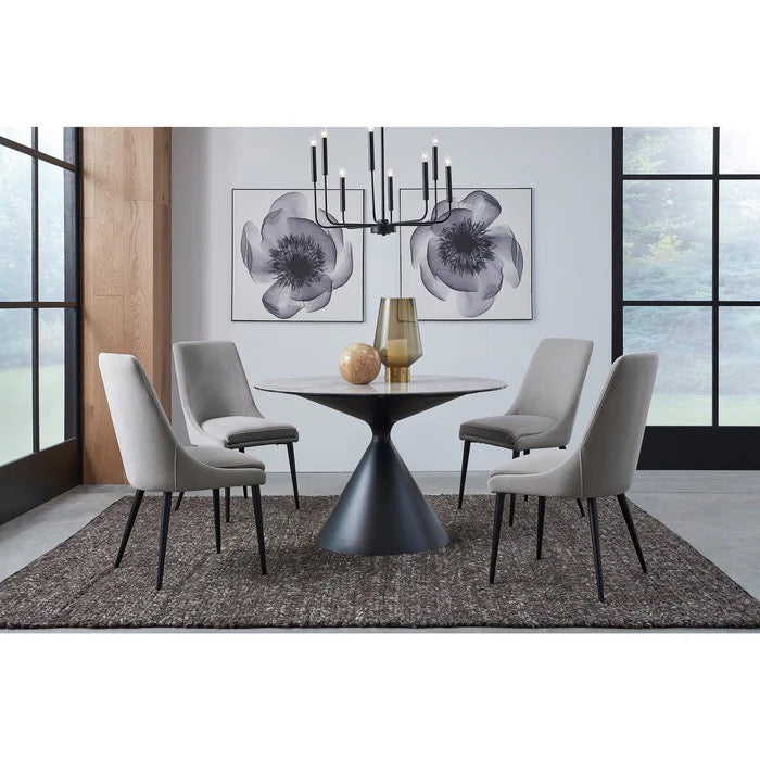 WINSTON05:Winston Round Dining Table & 4, Styled