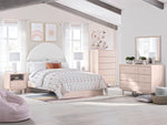 WISTENP12:Wistenpine Panel Bed & Dresser, Styled