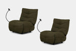 WYATT0002:Wyatt Recliners, Set Of 2,