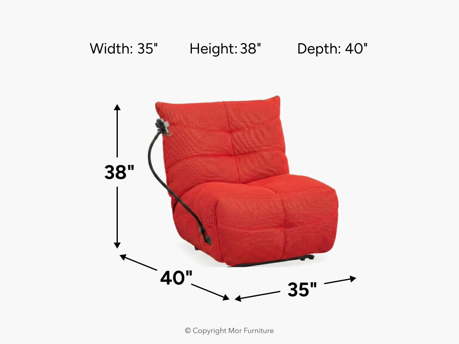 600171582:Wyatt Power Recliner, 