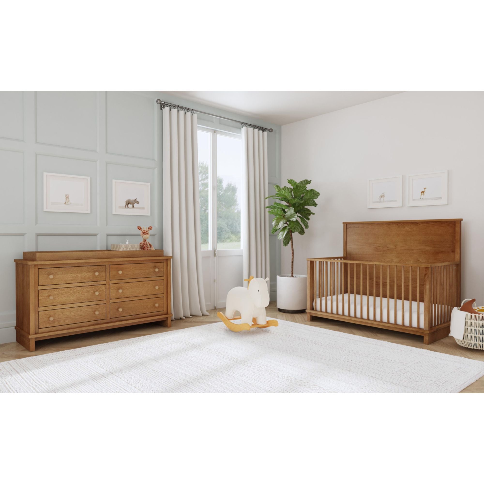 WYLLER005:Wyller Crib Set, Styled