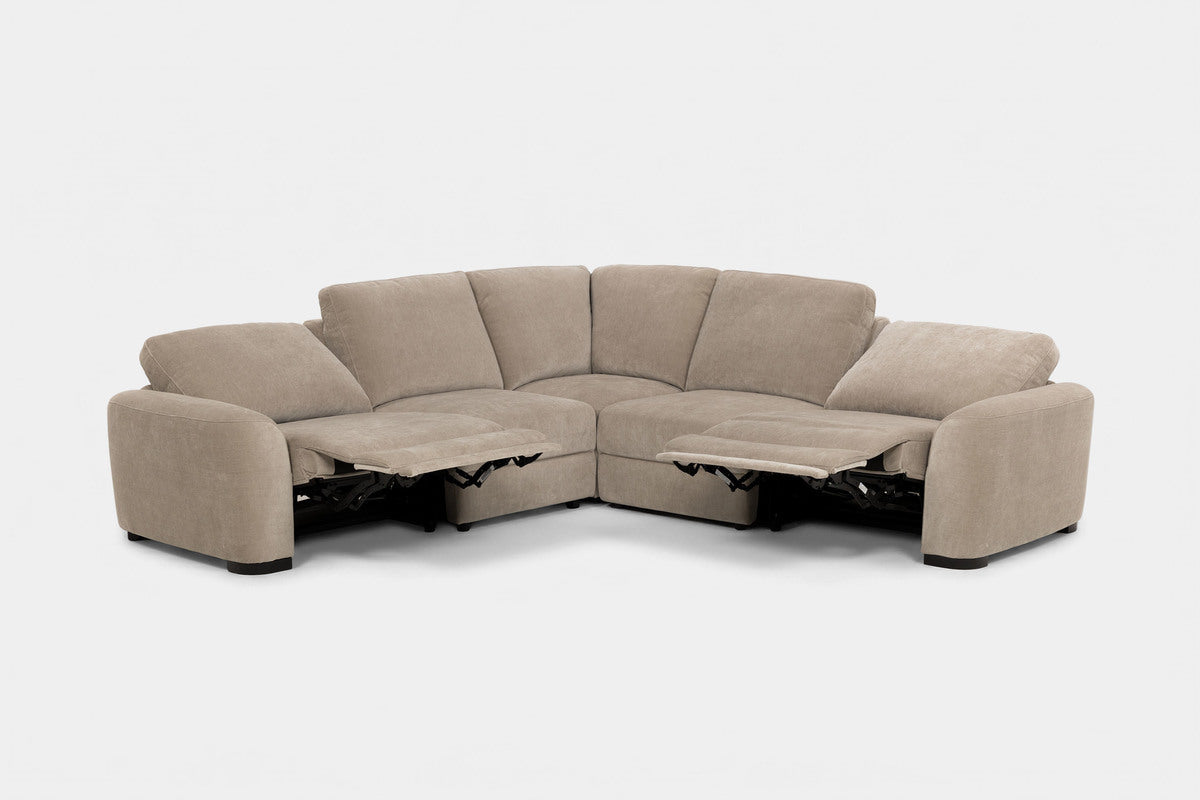 WYNN00007:Wynn 5 Piece Sectional, Reclined