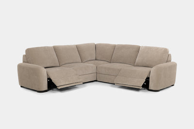 WYNN00007:Wynn 5 Piece Sectional, Reclined