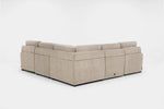WYNN00021:Wynn 5 Piece Power Sliding Sectional With Power Armless Slider, Back