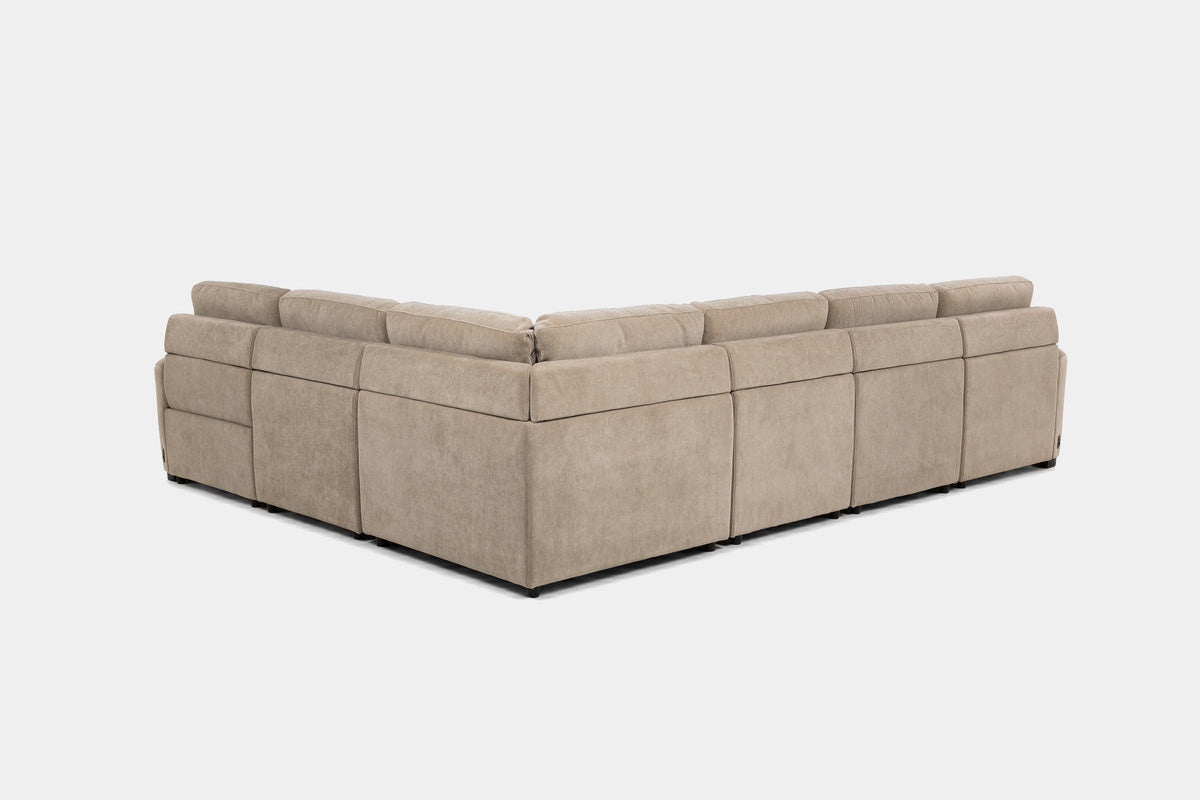 WYNN00010:Wynn 6 Piece Chaise Sectional, Back