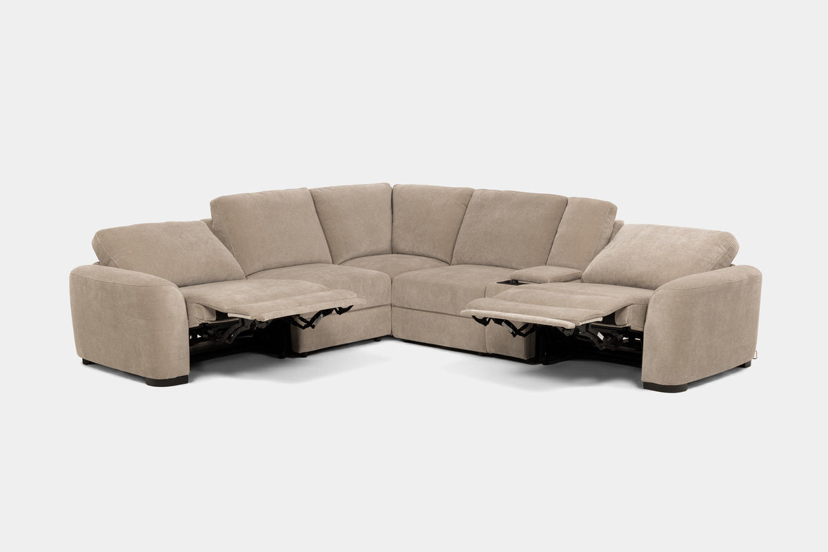 WYNN00008:Wynn 6 Piece Sectional, Reclined