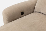 WYNN00024:Wynn 6 Piece Power Sliding Sectional With Chaise & Armless Slider, 