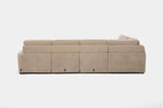WYNN00025:Wynn 6 Piece Power Sliding Sectional With Chaise & Armless Slider, SideBack