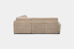 WYNN00025:Wynn 6 Piece Power Sliding Sectional With Chaise & Armless Slider, Back