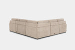 WYNN00022:Wynn 6 Piece Power Sliding Sectional With Power Armless Slider, Back