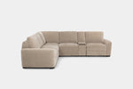 WYNN00022:Wynn 6 Piece Power Sliding Sectional With Power Armless Slider, Side