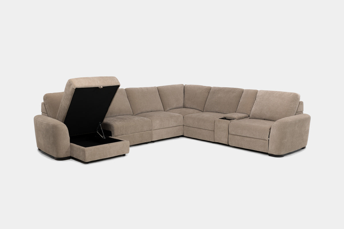 WYNN00012:Wynn 7 Piece Chaise Sectional, 