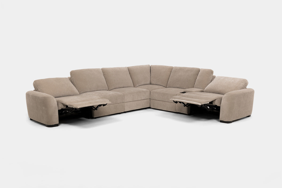 WYNN00009:Wynn 7 Piece Sectional, Reclined