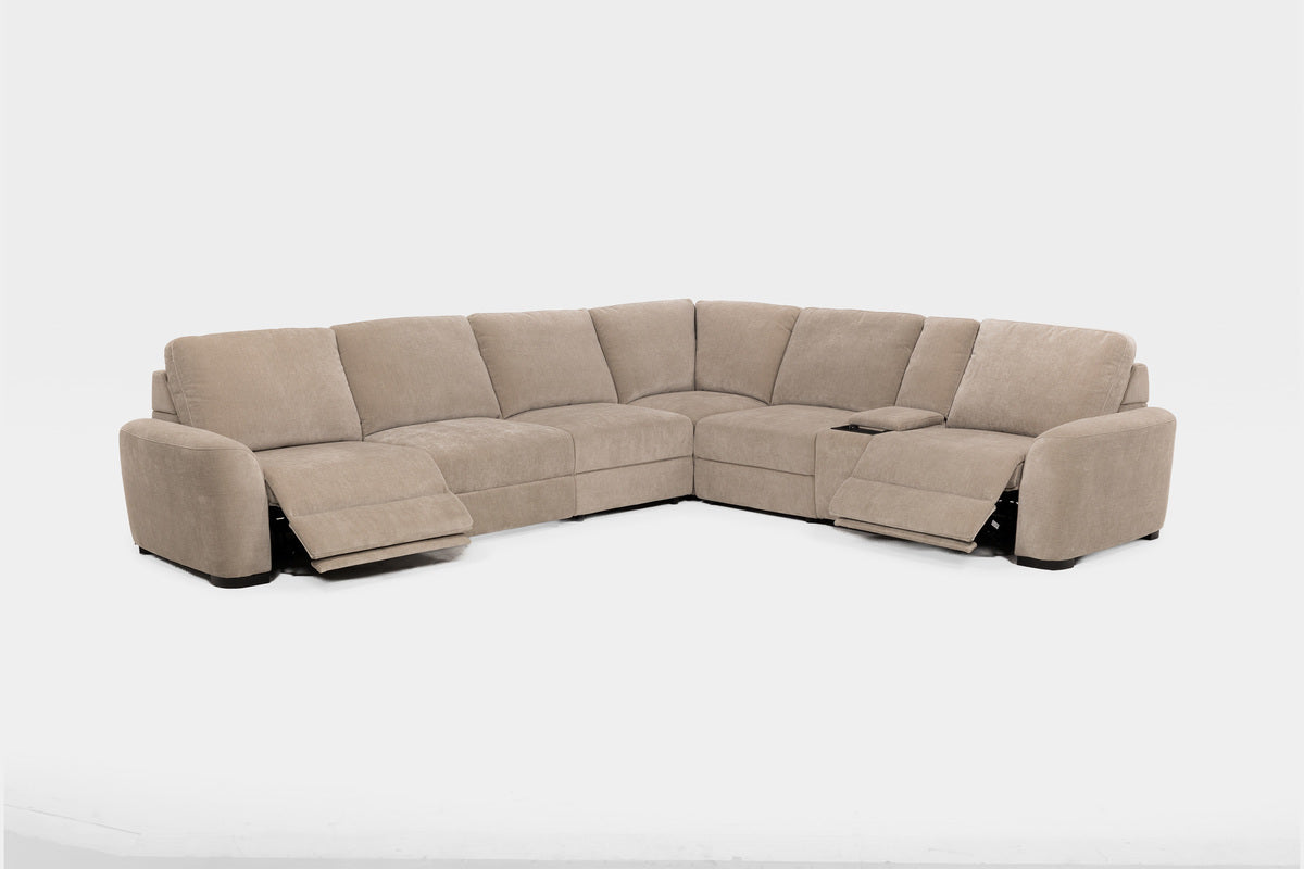 WYNN00009:Wynn 7 Piece Sectional, Reclined