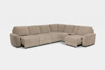 WYNN00023:Wynn 7 Piece Power Sliding Sectional With Armless Slider, 