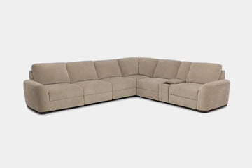 WYNN00023:Wynn 7 Piece Power Sliding Sectional With Armless Slider, 