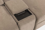 WYNN00026:Wynn 7 Piece Power Sliding Sectional With Chaise & Armless Slider, Side