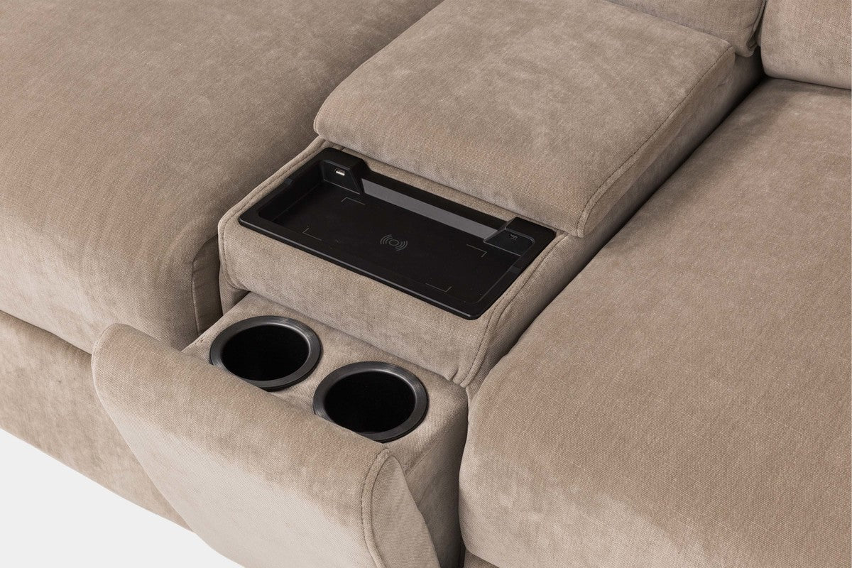WYNN00020:Wynn Power Sliding Sofa & Console Loveseat, 