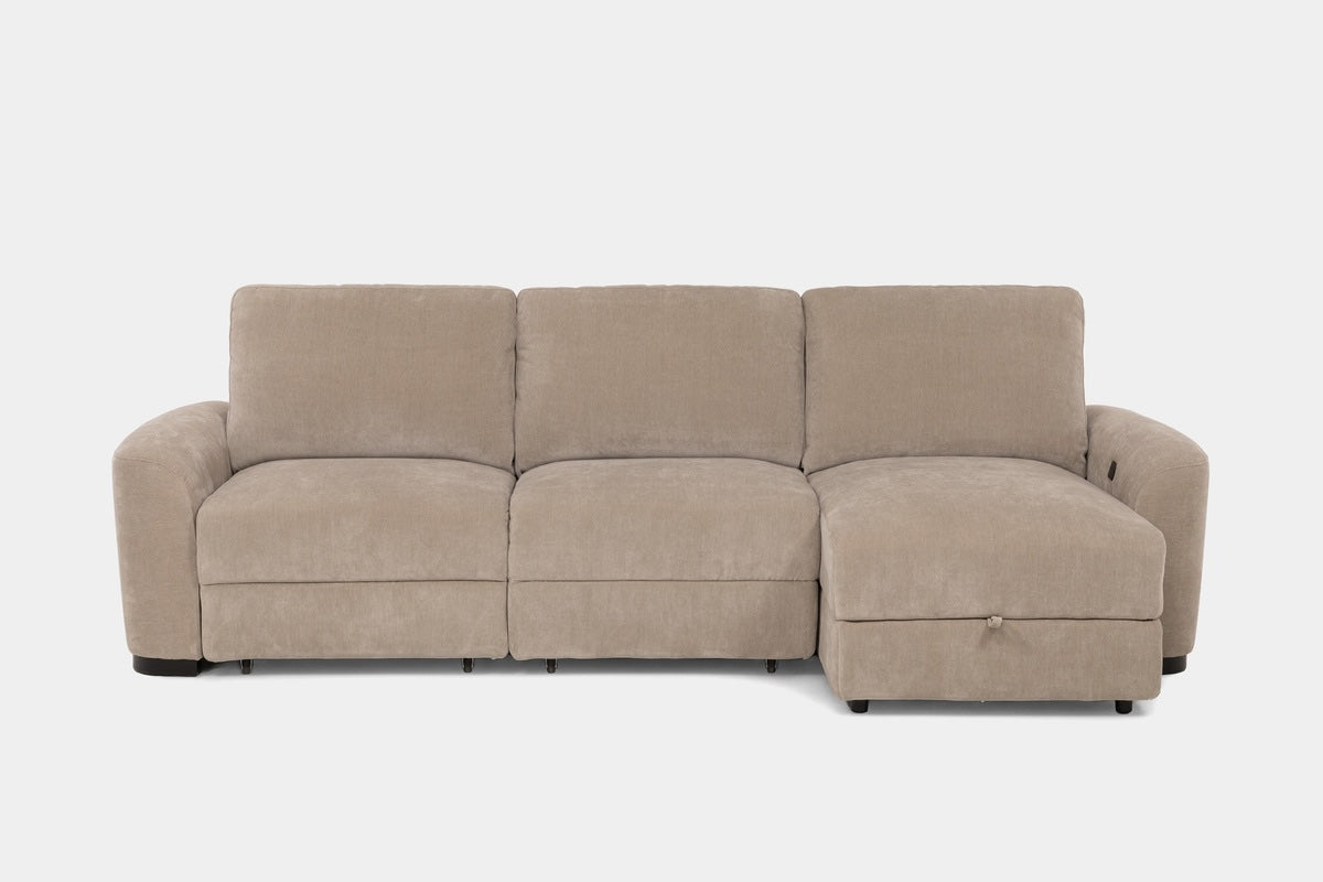 WYNN00015:Wynn Power Slider Sofa Chaise, Front