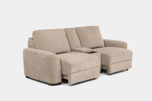 WYNN00017:Wynn Power Sliding Console Loveseat, Angled