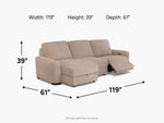 WYNN00005:Wynn Sofa Chaise, 