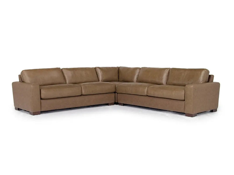 YORK00010:York 3 Piece Sectional, FrontAngle