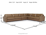 YORK00011:York 5 Piece Sectional, 