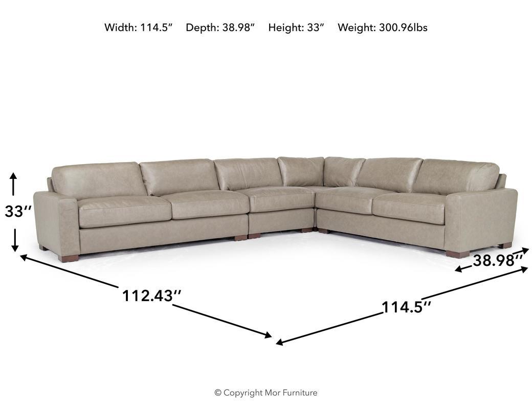 YORK00111:York 5 Piece Sectional, 