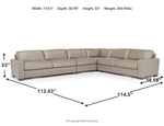 YORK00111:York 5 Piece Sectional, 
