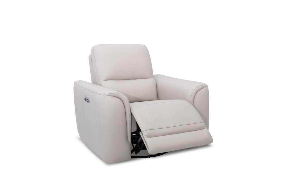 514505981:Yorkville Swivel Gliding Recliner,  ReclinedAngled