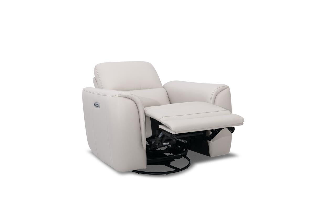 514505981:Yorkville Swivel Gliding Recliner,  ReclinedAngled