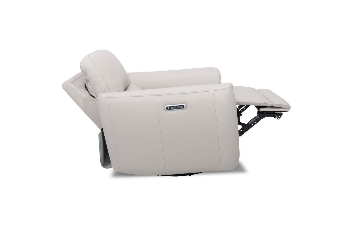 514505981:Yorkville Swivel Gliding Recliner, Side Reclined