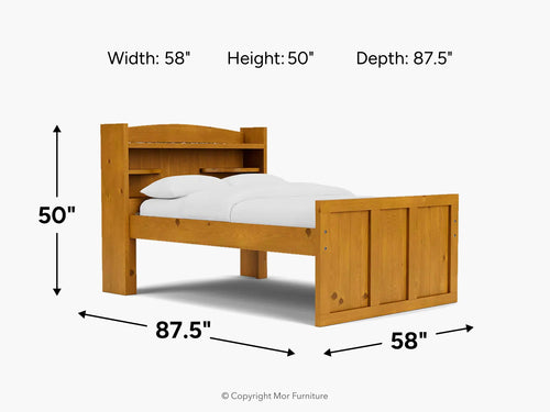 012782488:Young Pioneer Bookcase Bed, 