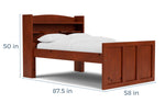 734287708:Young Pioneer Bookcase Bed, 