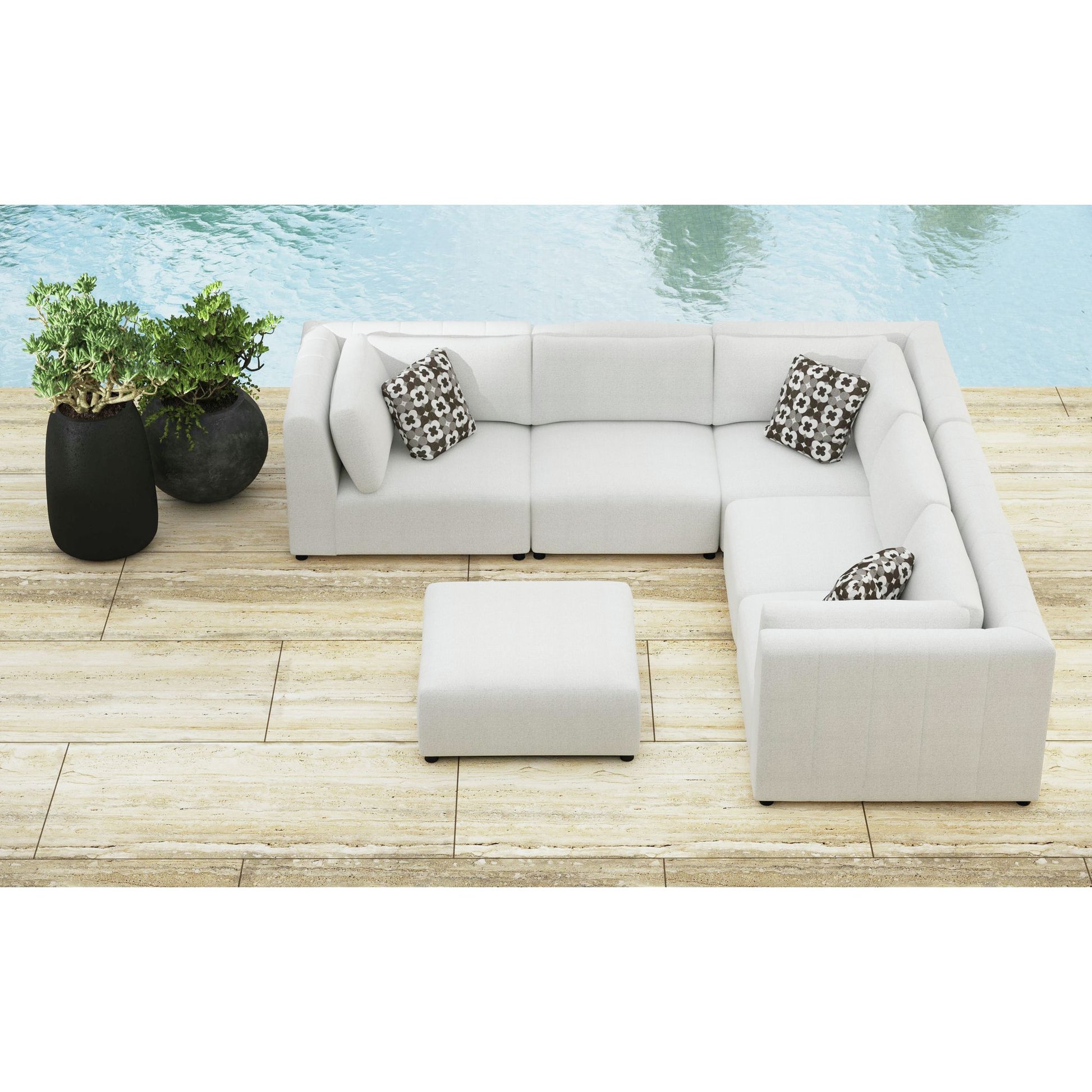 896396605:Zandara Outdoor Ottoman, 