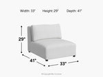 309705698:Zandara Outdoor Armless Chair, 