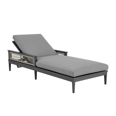 981672013:Zella Outdoor Lounge Chaise, AngledAngle