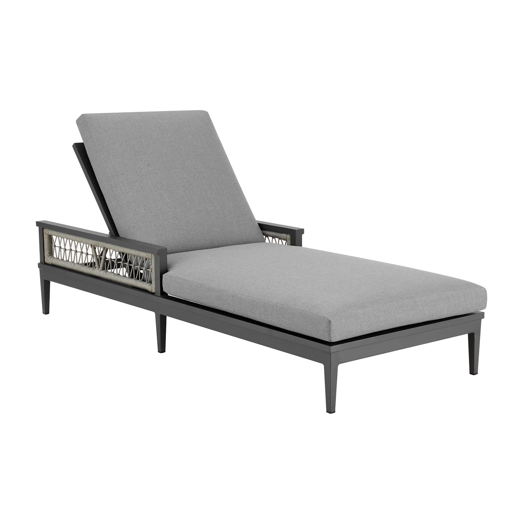 981672013:Zella Outdoor Lounge Chaise, AngledAngle
