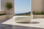 808507468:Zenstone Outdoor Coffee Table, Styled