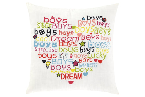 396868189:Lorain Heart Throw Pillow in White/Pink/Turquoise, Image 1