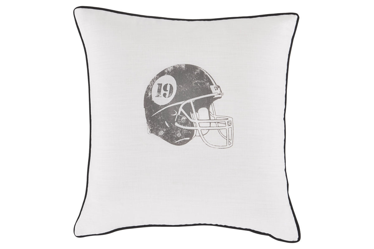 cushion on football helmet Ashley Throw Pillow In White/Gray | Accent Pillows women's alpine backpack Color:Silver Wave Pivot Cycles Ups its