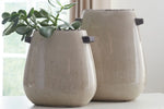 737952565:Diah Glazed Ceramic Vases in White, Set of 2, Image 2
