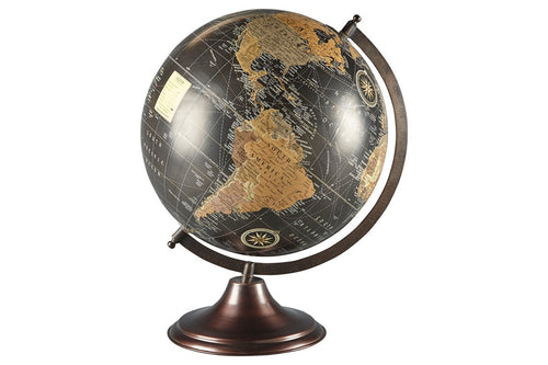 640390181:Oakden Metal Globe, Image 1