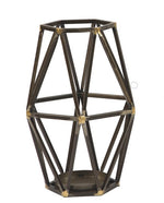 640390184:Devo Small Metal Glass Candleholder, Image 1