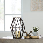 640390184:Devo Small Metal Glass Candleholder, Image 2
