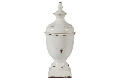 612947626:Devorit Ceramic Canister in White, Image 1