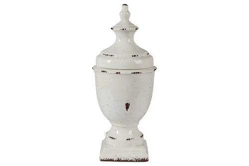 612947626:Devorit Ceramic Canister in White, Image 1