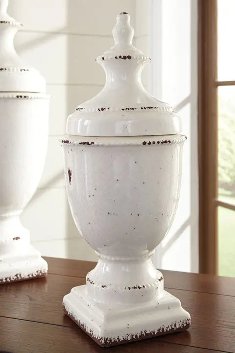 612947626:Devorit Ceramic Canister in White, Image 2