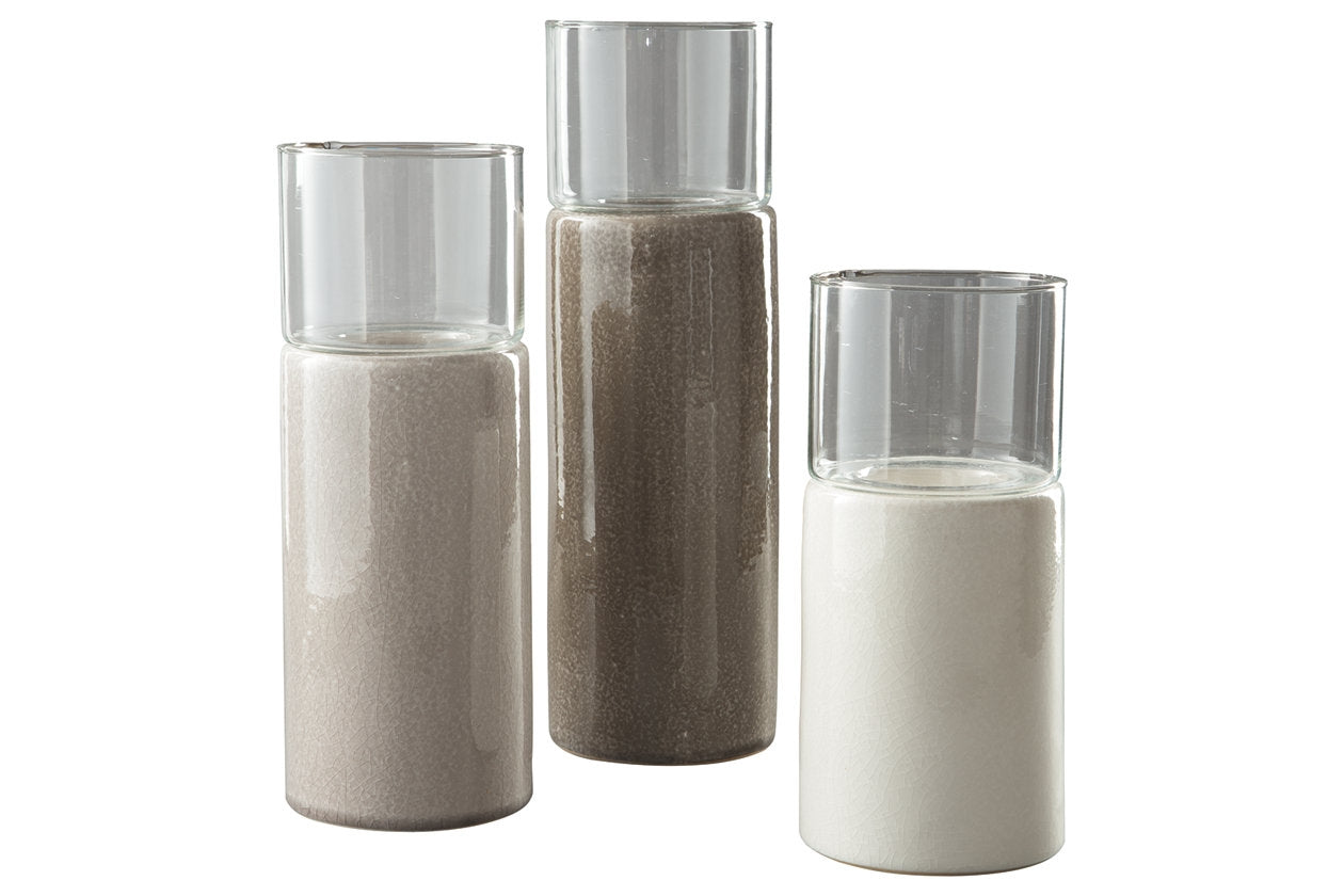 708805855:Deus Candleholders, Set of 3, Image 1