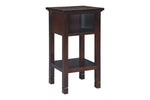915074791:Marnville USB Accent Table in Cherry, Image 1